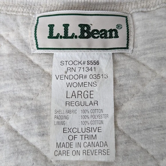 LL Bean women's vest size large regular RN 71341 made in Canada - Picture 4 of 5